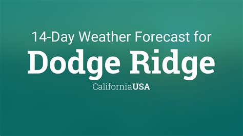 dodge ridge ca weather|Dodge Ridge, CA Hourly Weather 